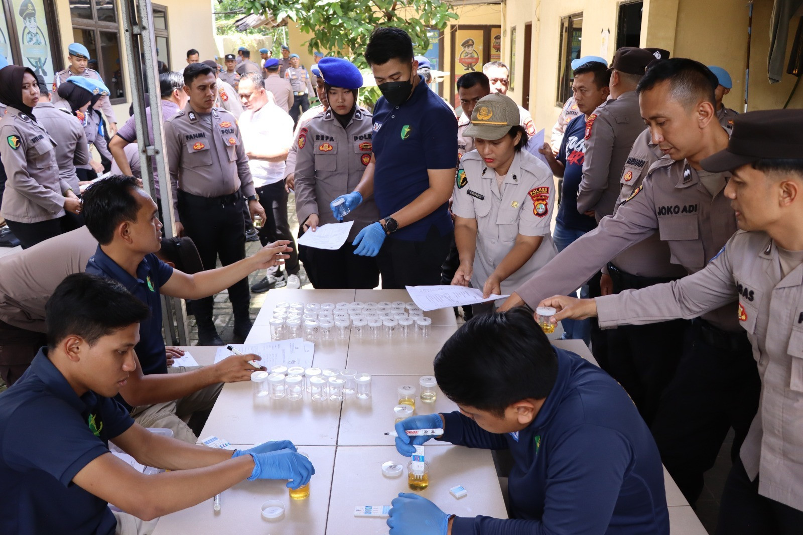 Polres Kepulauan Seribu Gelar Pengecekan Urine Seluruh Anggota, Hasil Negatif Narkoba