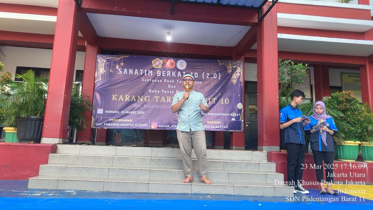 Polsek Pademangan Gelar Buka Puasa Bersama dan Santunan Anak Yatim di Pademangan Barat