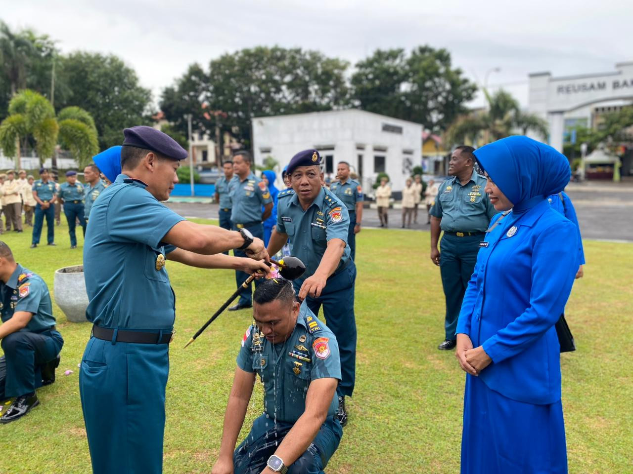 Lanal Sabang Gelar Upacara Kenaikan Pangkat Prajurit
