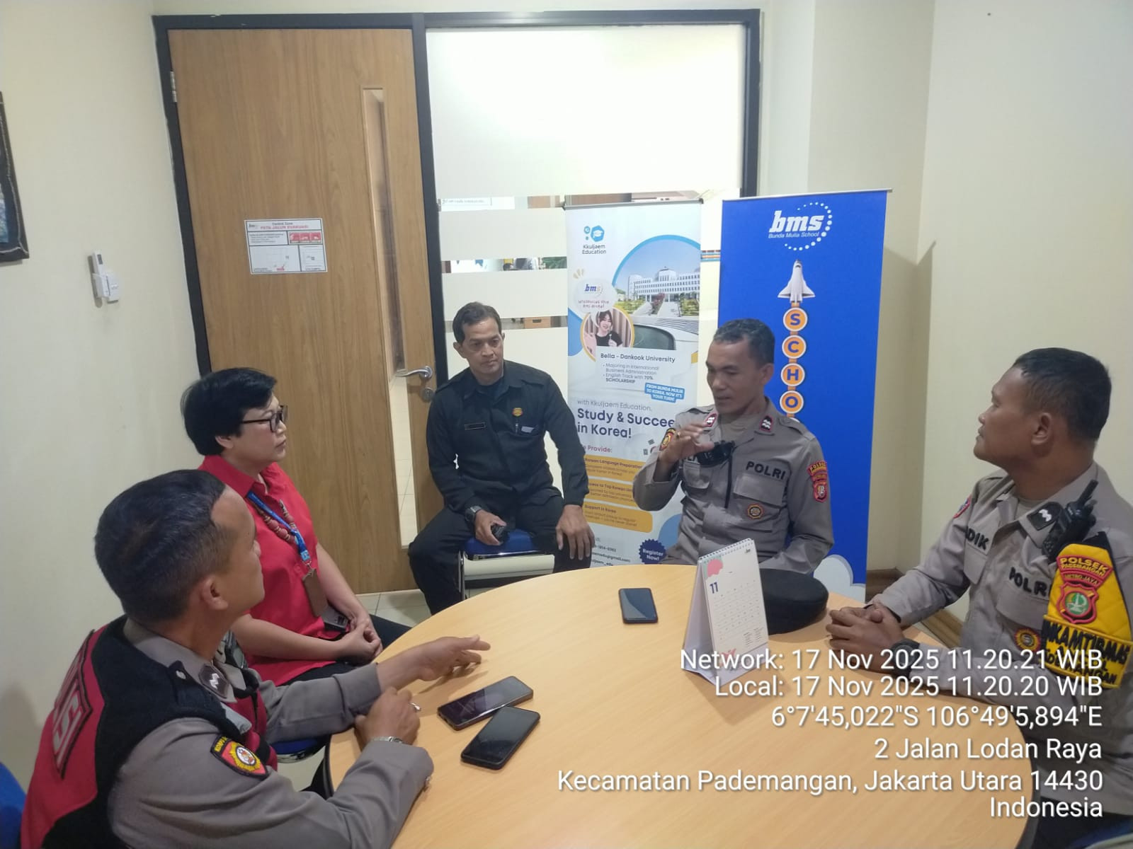 Polsek Pademangan Sosialisasi Bahaya Kenakalan Remaja dan Narkoba di Bunda Mulia School