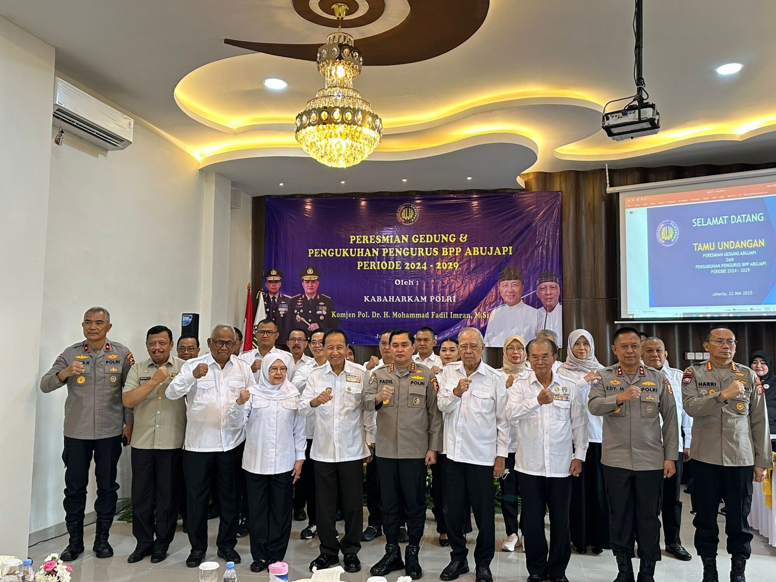 Kabaharkam Polri Hadiri Peresmian Gedung dan Pengukuhan Pengurus Abujapi Jakarta, Tegaskan Profesionalisme Satpam