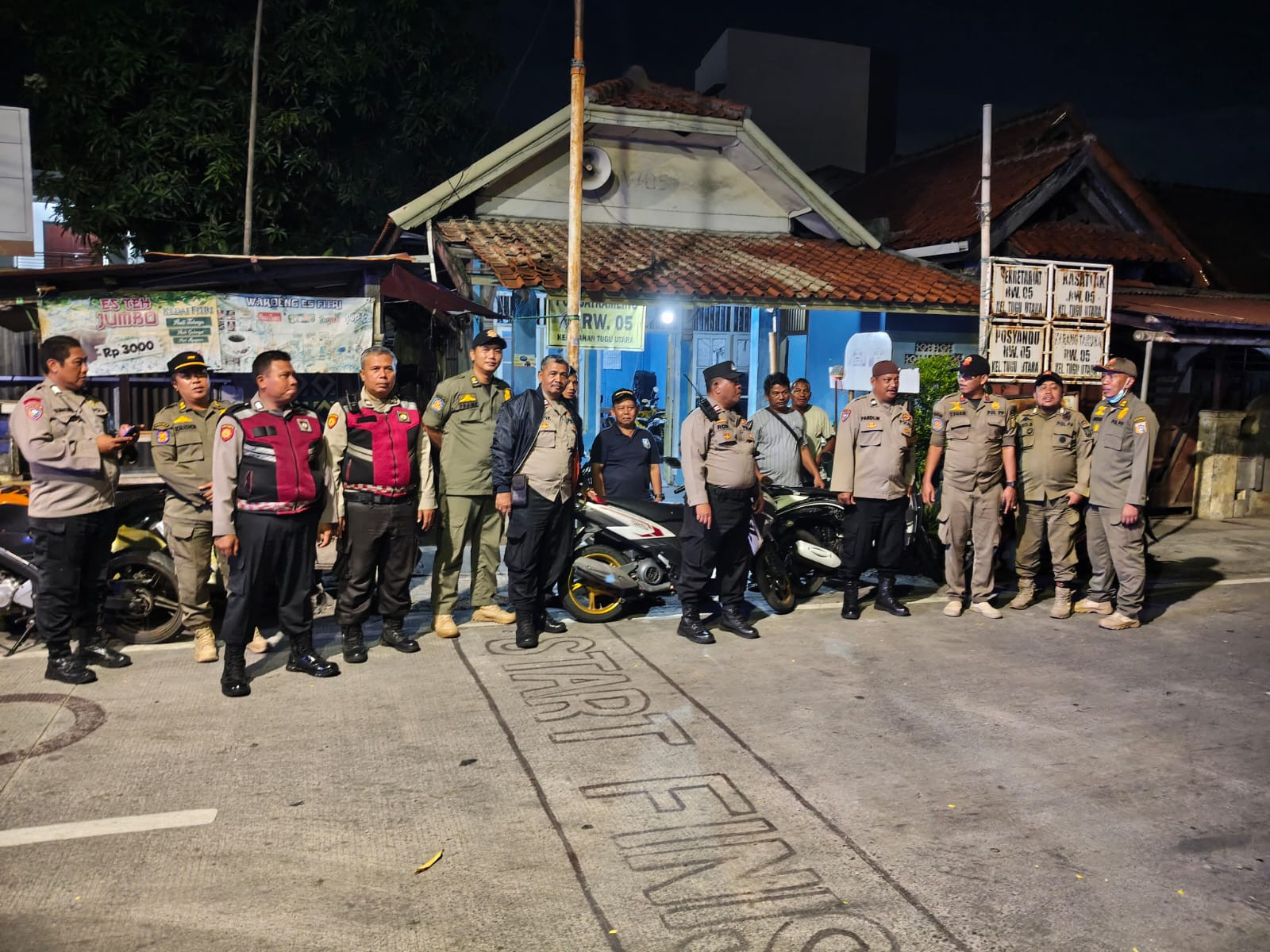 Polsek Koja Gelar Operasi Cipta Kondisi Antisipasi Gangguan Kamtibmas