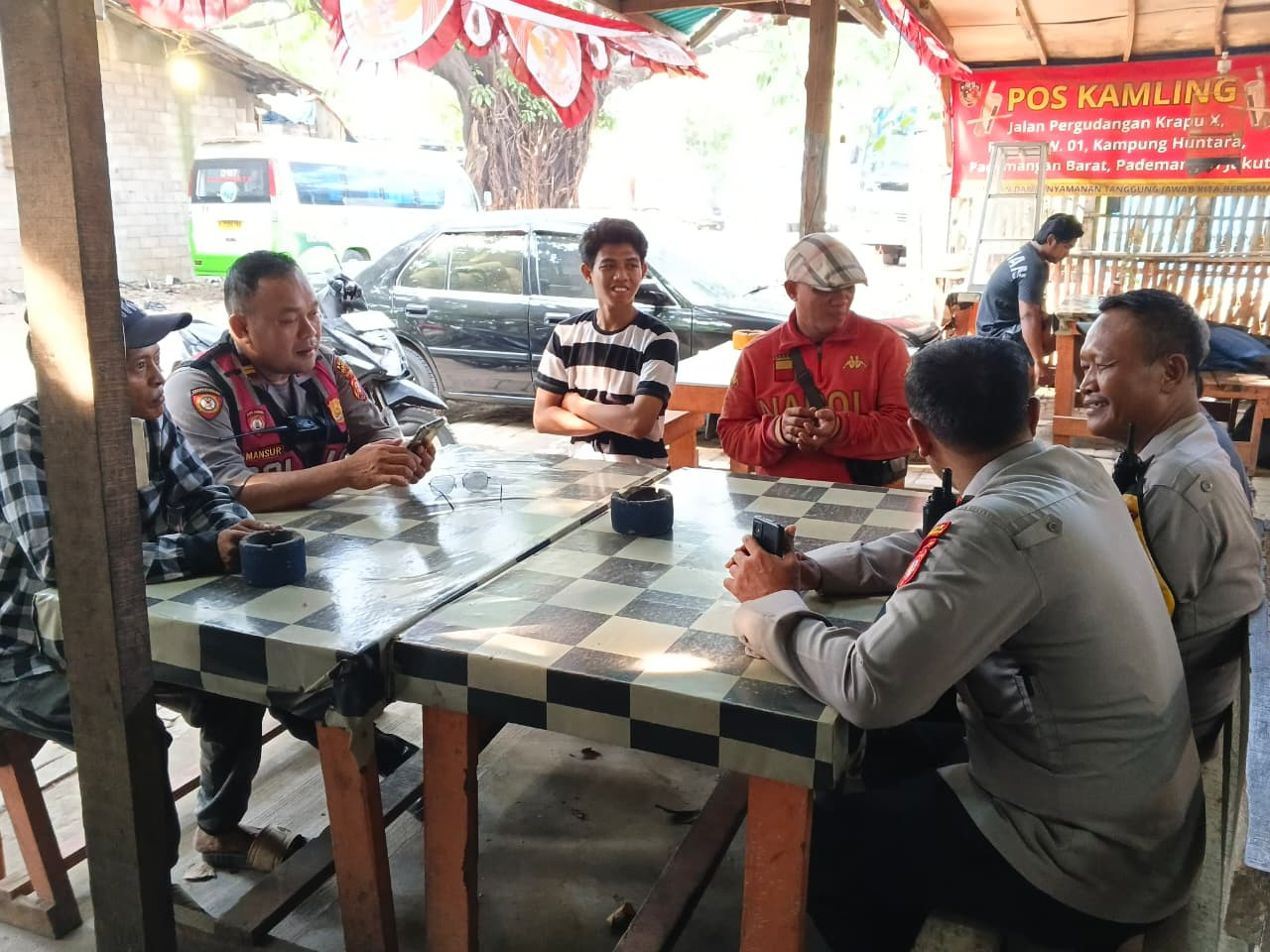 Jaga Jakarta On The Spot, Wakapolsek Pademangan Ajak Warga Ancol Tingkatkan Kepedulian Terhadap Keamanan Lingkungan