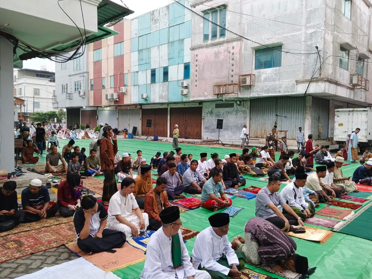 Polisi Gelar Pengamanan Sholat Idul Fitri 1447 H di Masjid Al-Mukaromah