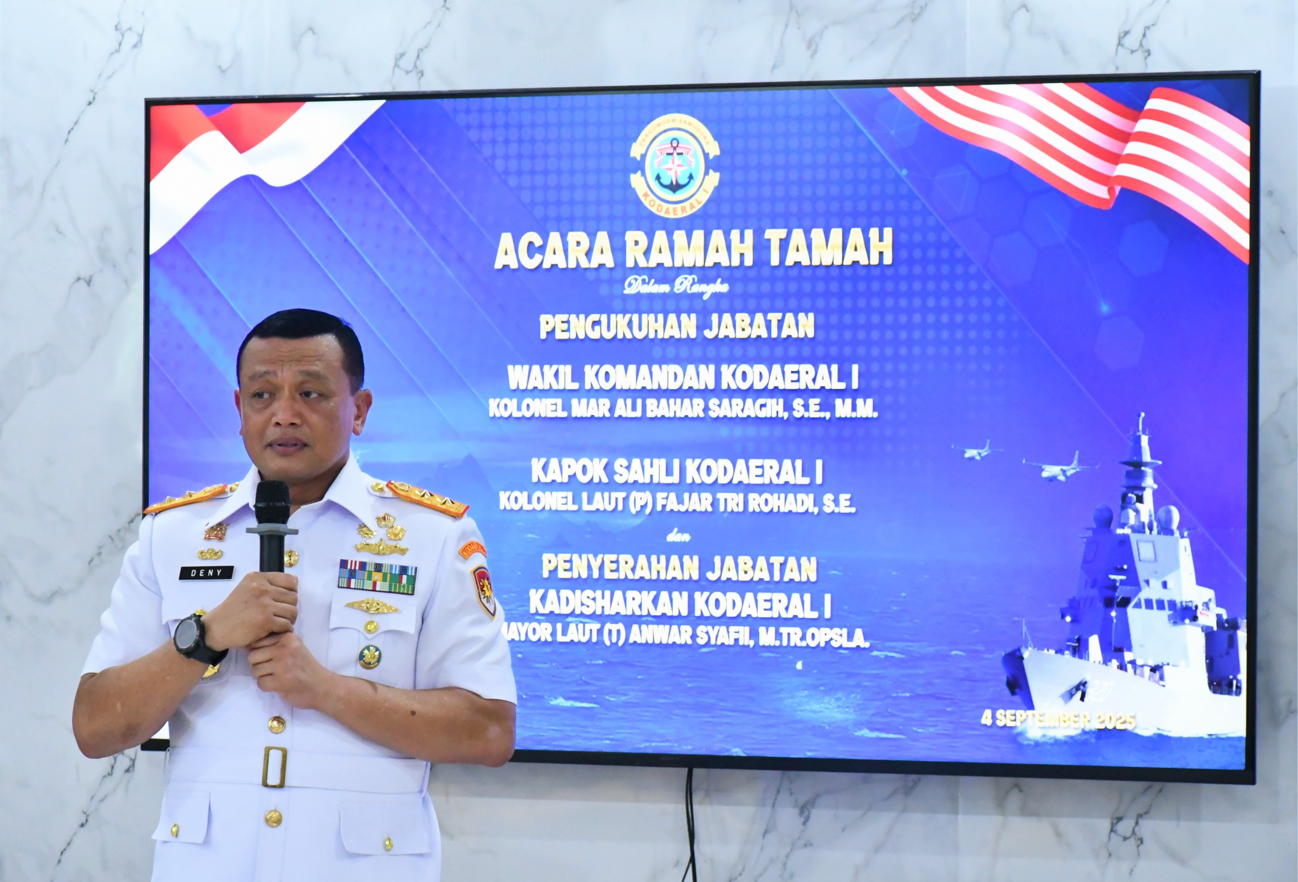 Komandan Kodaeral I Pimpin Pengukuhan Jabatan Strategis di Lingkungan Kodaeral I