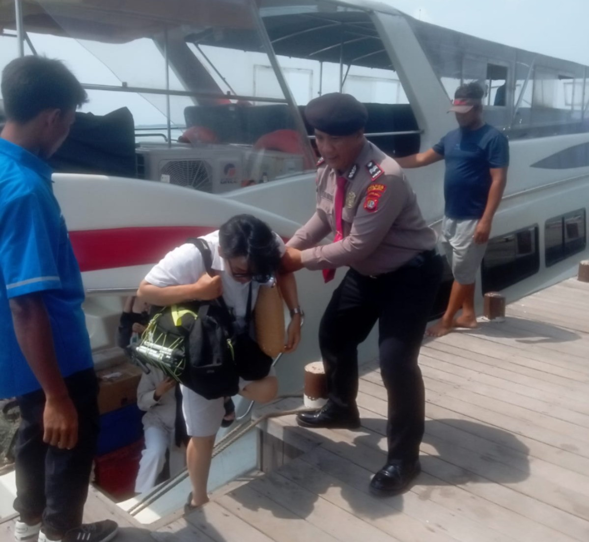 Layanan Polisi 110, Strong Point Polisi di Dermaga Kepulauan Seribu Pastikan Wisatawan Aman