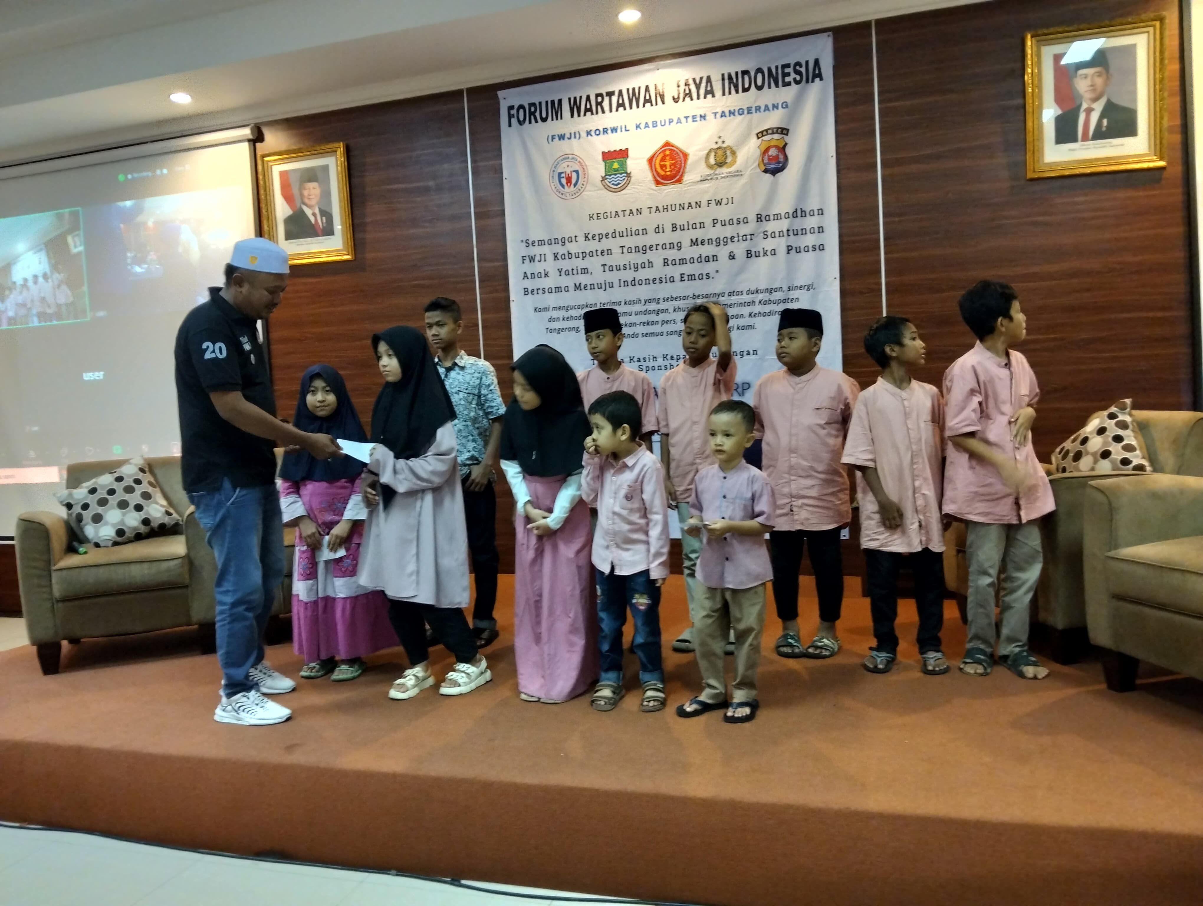 FWJI Korwil Kabupaten Tangerang Santuni Anak Yatim