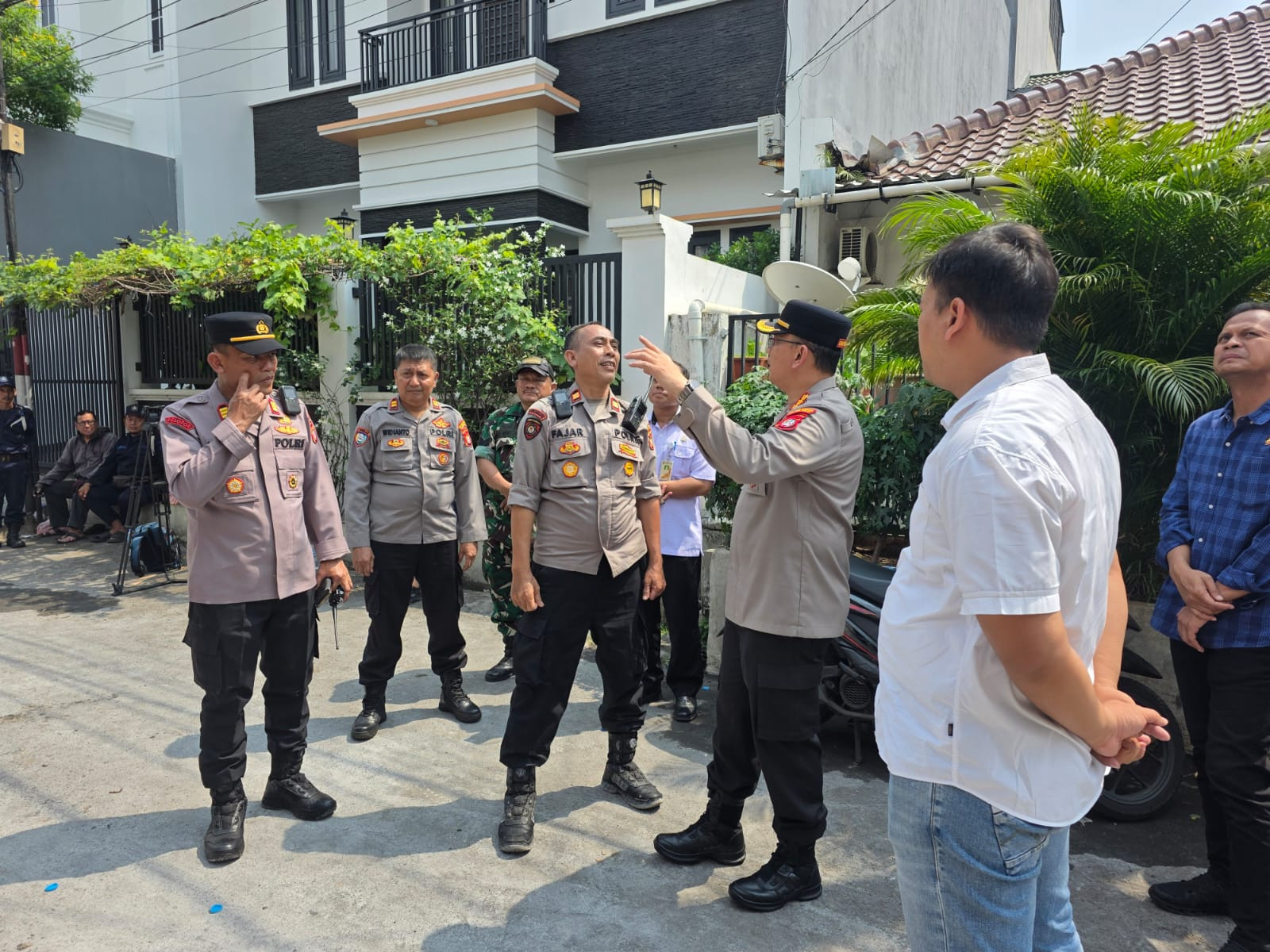 Kapolres Metro Jakarta Utara Tinjau Lokasi Kebakaran Maut di Sunter Agung, Empat Orang Tewas
