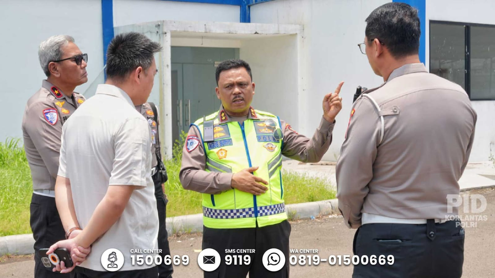 Dukung Penuh Program Pemerintah, Kakorlantas Polri Tinjau SPPG di Pusdik Lalu Lintas Serpong
