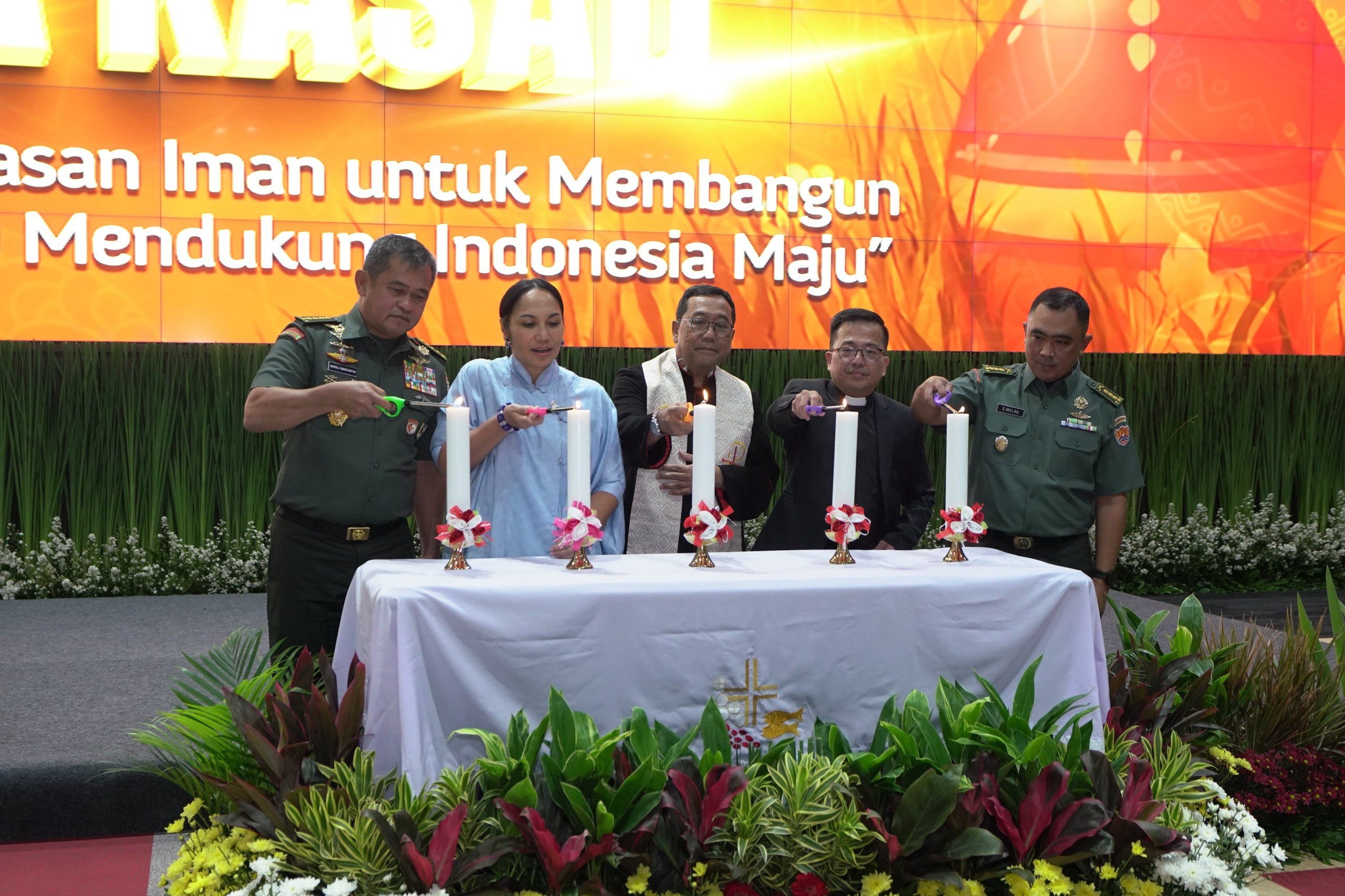Rayakan Paskah Bersama Warga Kristiani Mabesad, Kasad: Teguhkan Iman, Bangun Karakter Diri