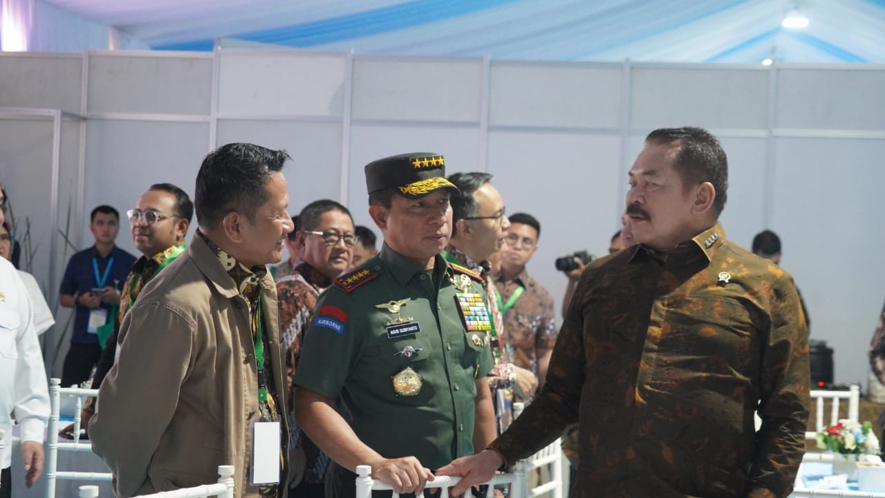 Panglima TNI Hadiri Peresmian Akad Massal 50.030 Unit Rumah Subsidi FLPP oleh Presiden RI