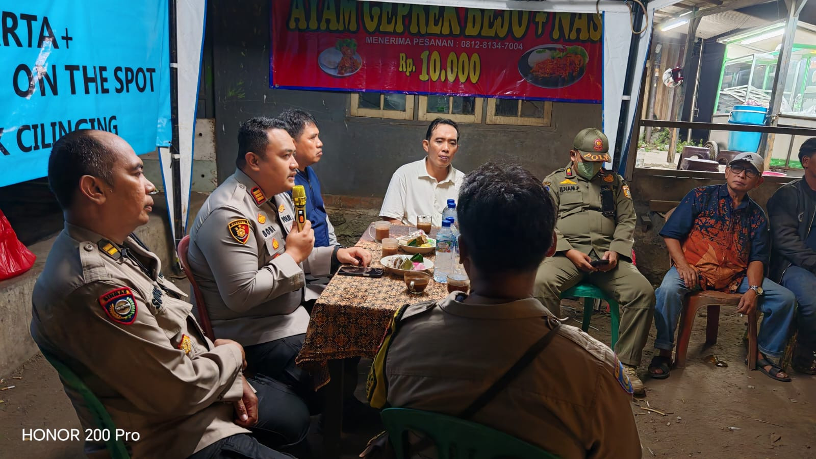 Jaga Jakarta On The Spot, Kapolsek Cilincing Ajak Warga Aktifkan Siskamling dan Bijak Bermedia Sosial