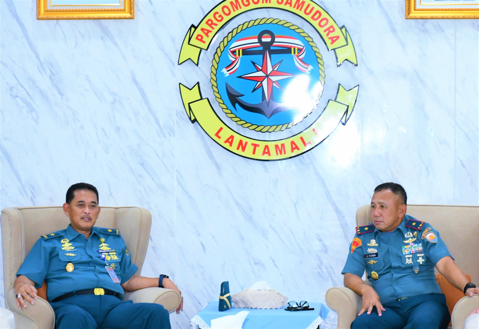 Komandan Lantamal I Terima Kunjungan Kerja Kepala Dinas Kesehatan TNI AL