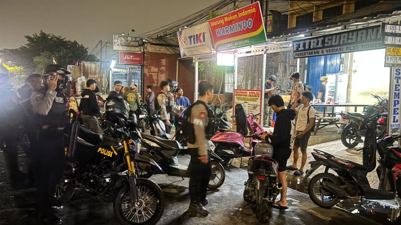 Patroli Gabungan Brimob Amankan Empat Motor Diduga untuk Balap Liar di Jakarta Timur