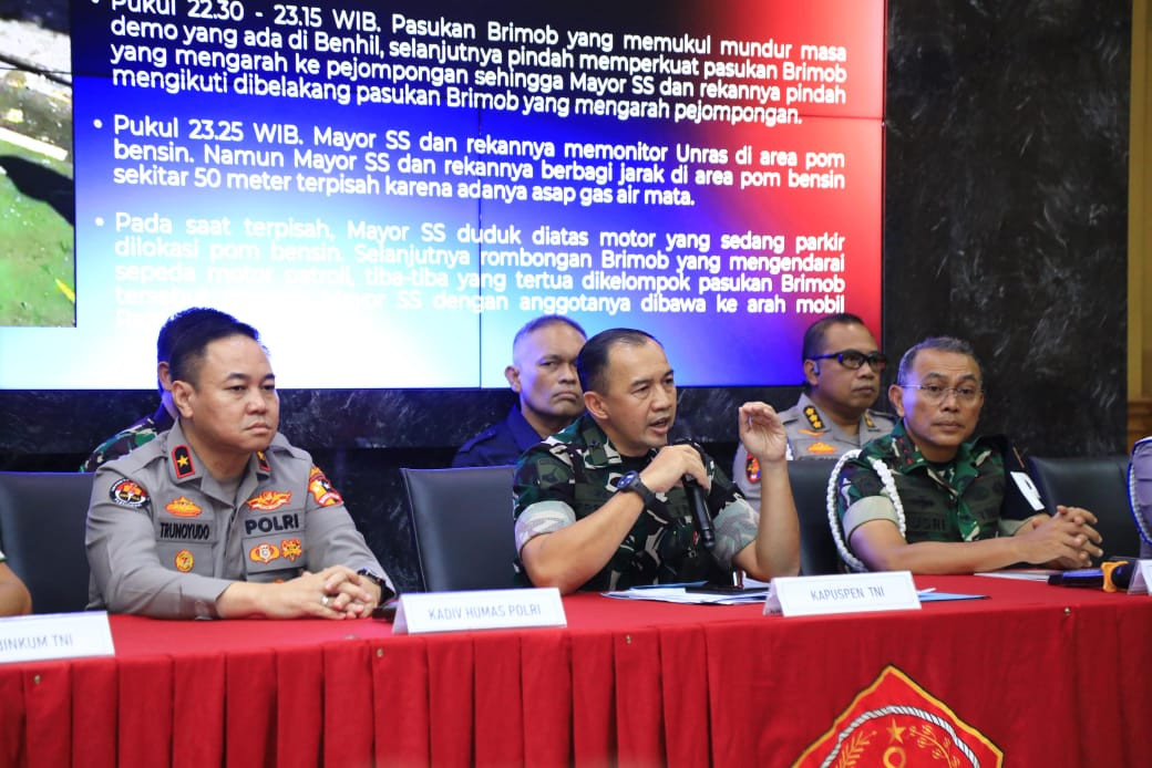 Polri dan TNI Tegaskan Sinergi Pulihkan Keamanan Pasca Demo
