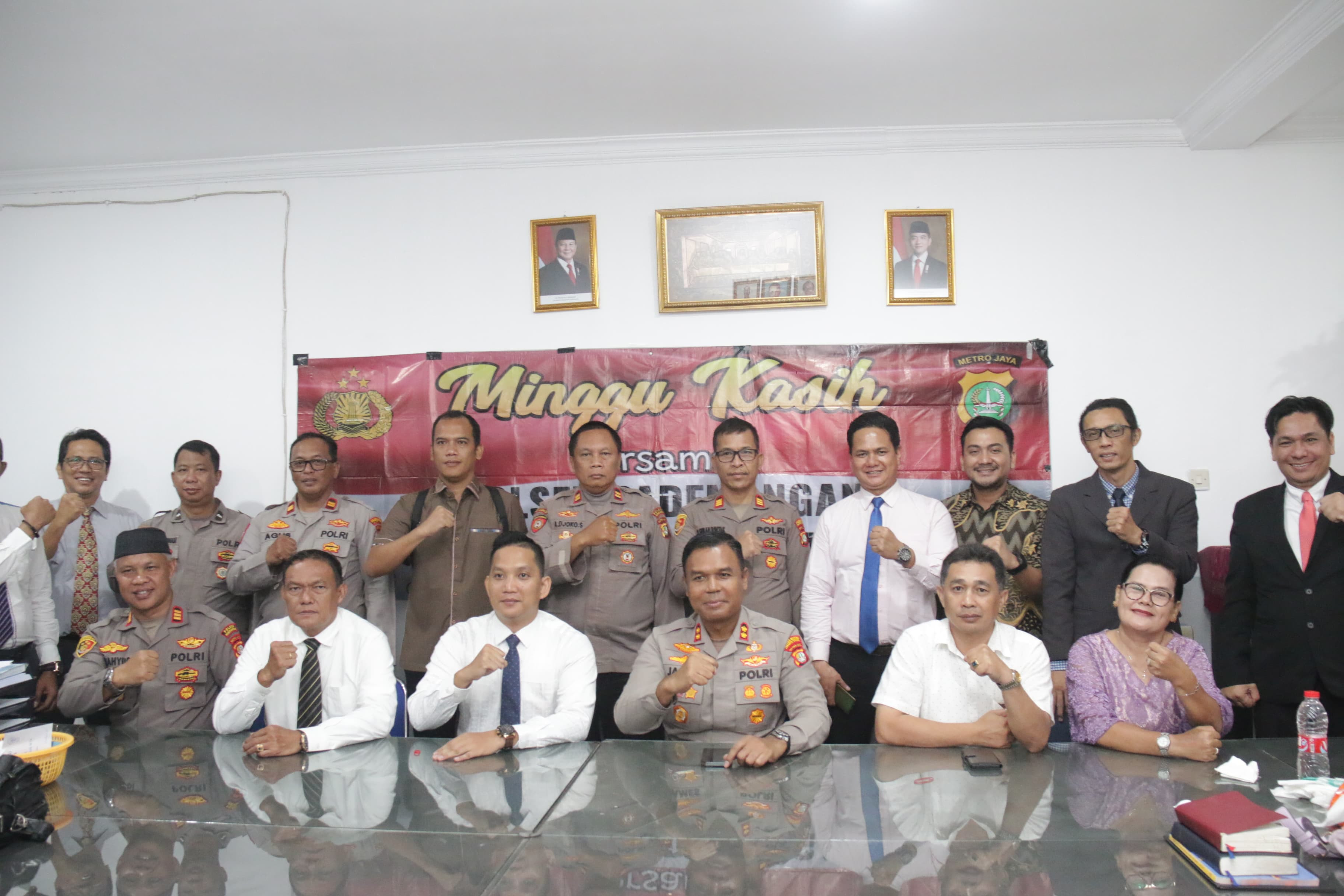 Polres Metro Jakarta Utara dan Polsek Pademangan Gelar "Minggu Kasih" di Gereja HKBP Rajawali