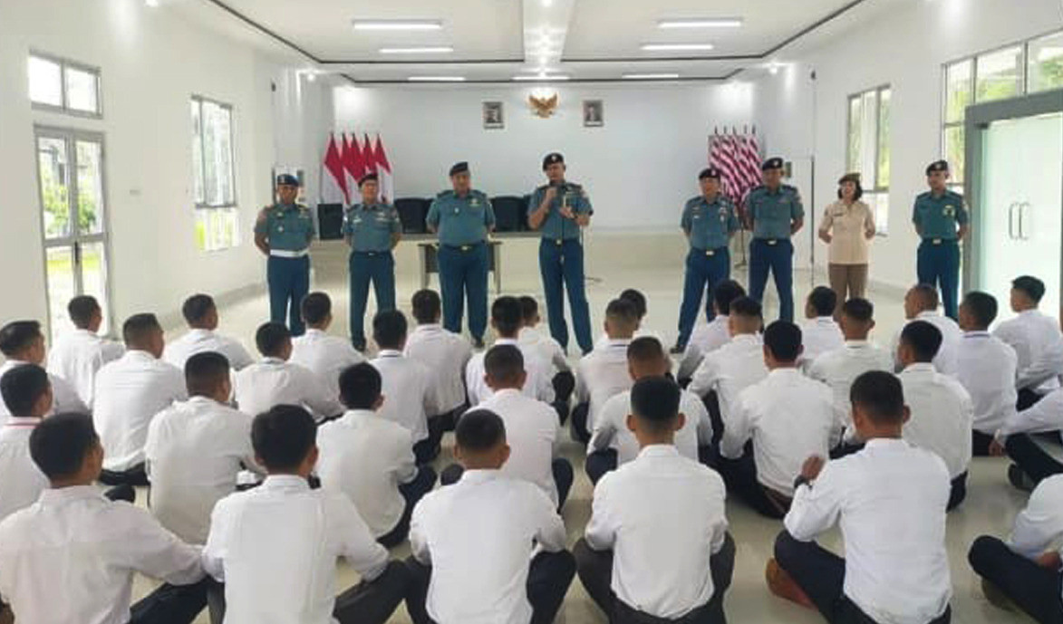 Penandatanganan Pakta Integritas Penerimaan Caba dan Cata PK TNI AL Gelombang II TA 2026 Sub Panda Bengkulu