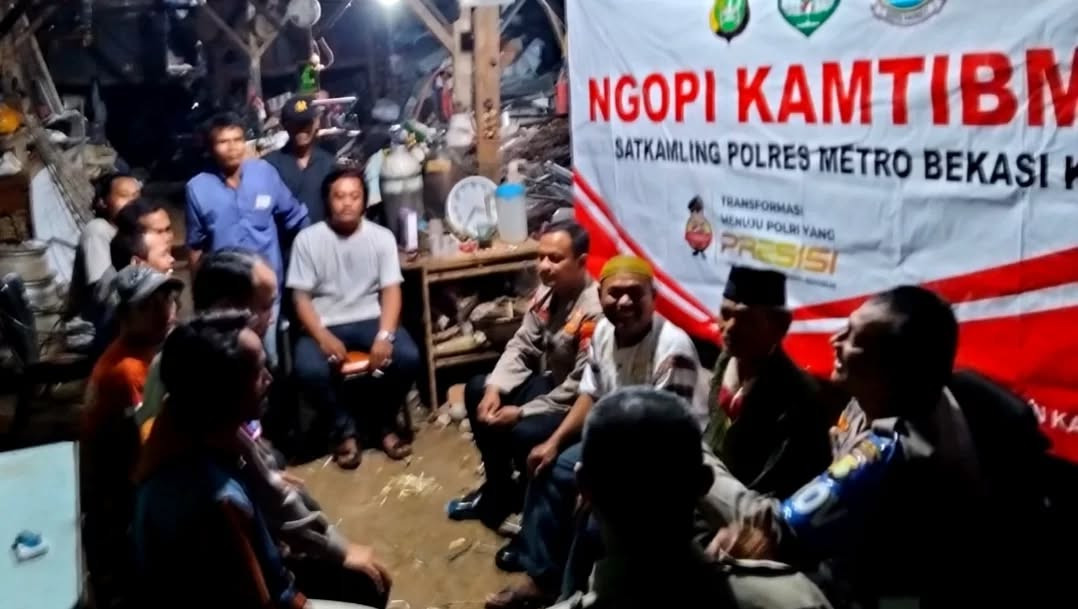 Polsek Bekasi Selatan Ajak Warga Kayuringin Jaya Peduli Lingkungan dan Bersatu Cegah Kejahatan