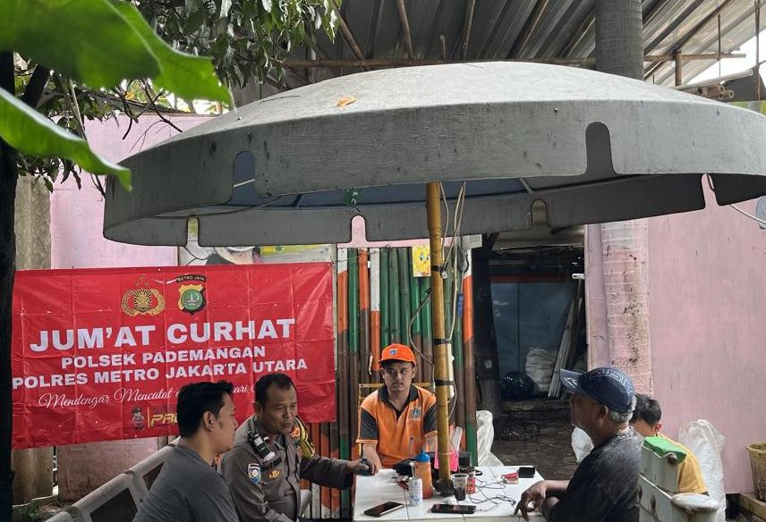 Jumat Curhat Jadi Wadah Dialog Polisi dan Warga di Pademangan Barat