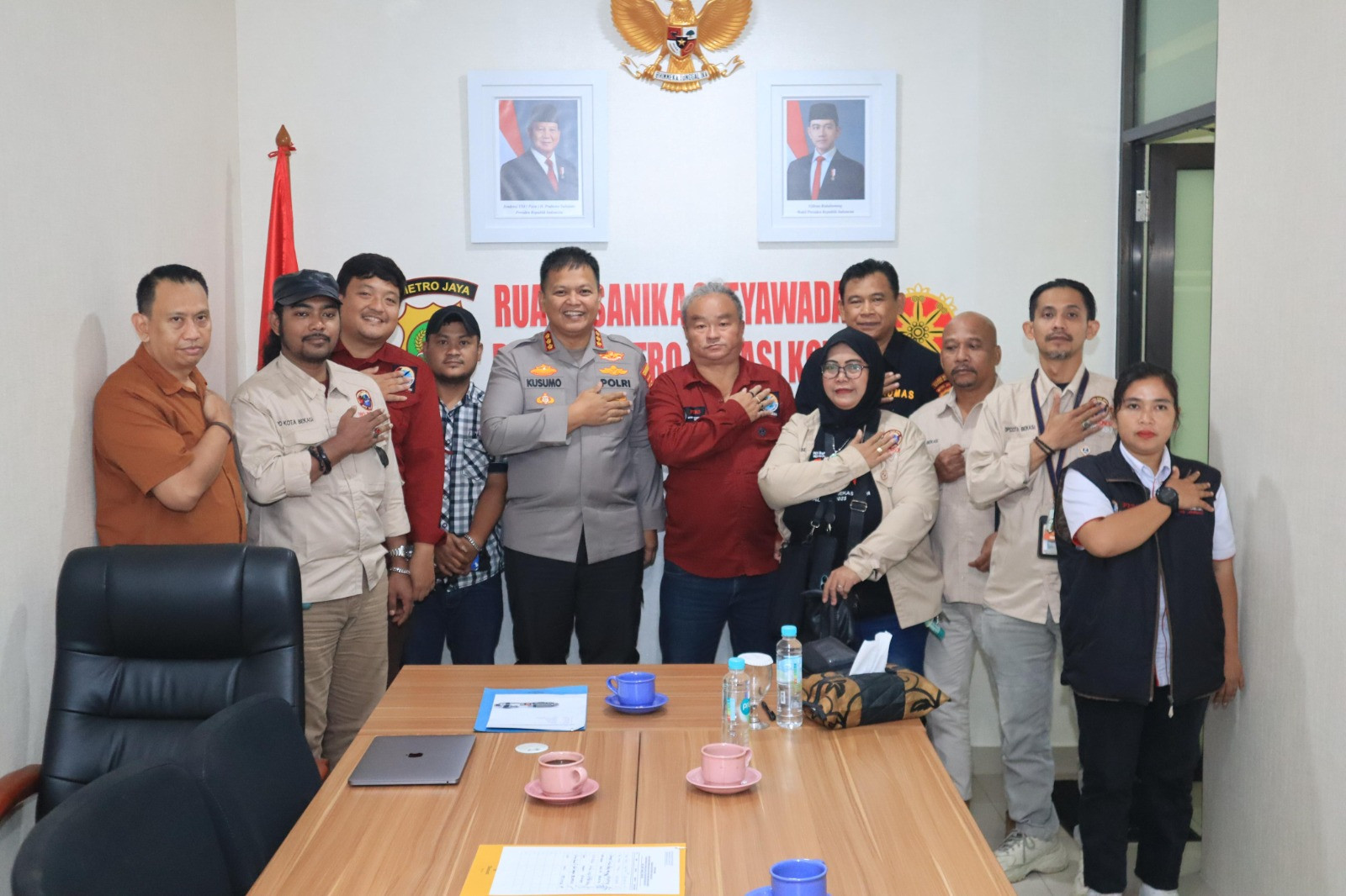 IWO Indonesia DPD Kota Bekasi Gelar Audiensi dan Pererat Sinergitas dengan Kapolres Metro Kota Bekasi