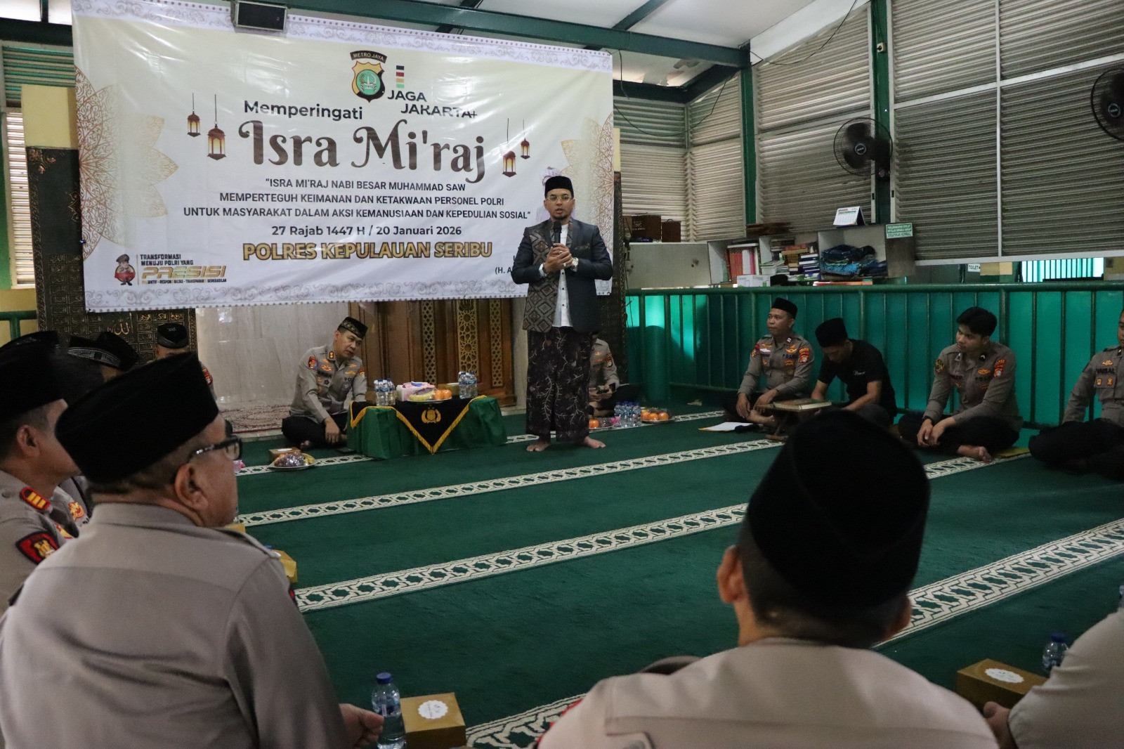 Polres Kepulauan Seribu Peringati Isra Mi’raj Nabi Muhammad SAW 1447 H