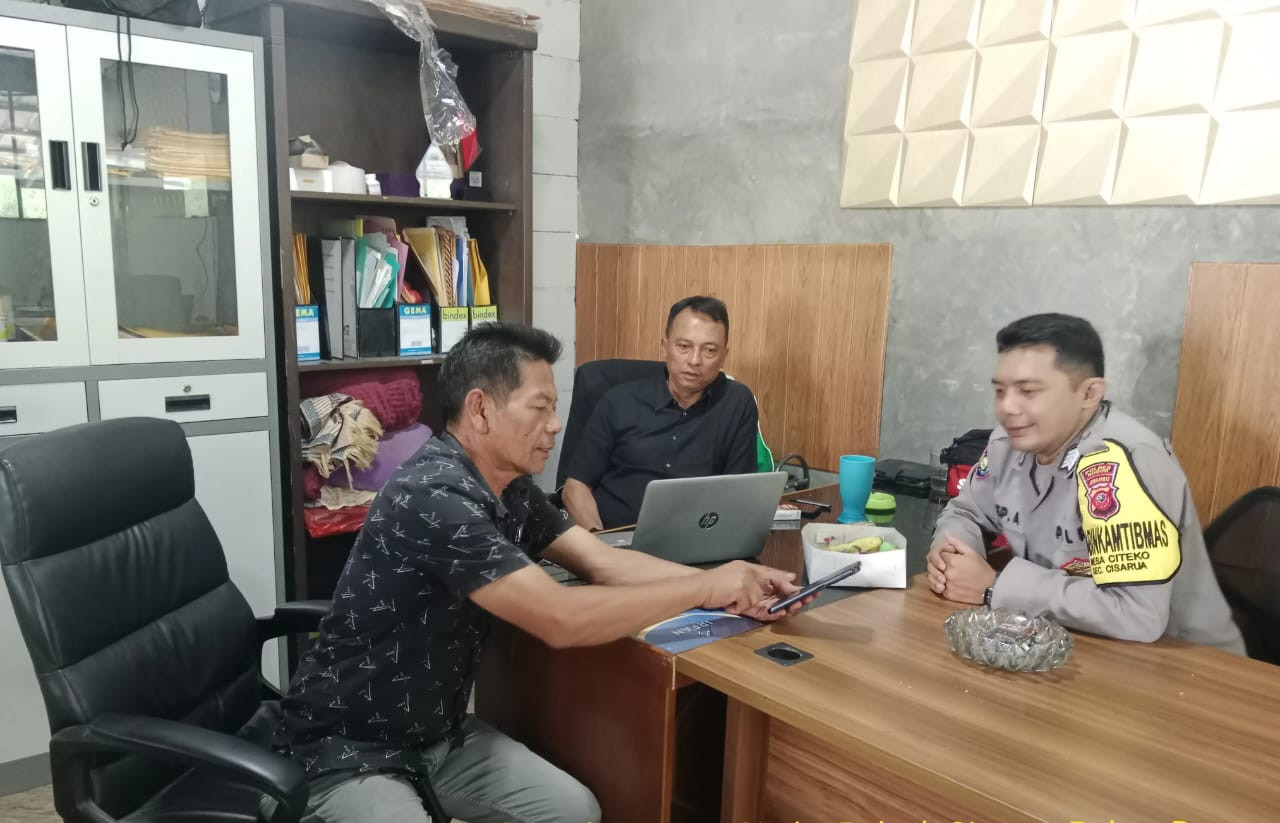 Bhabinkamtibmas Wilayah Ajak Warga Jaga Kondusifitas dan Cegah Gangguan Kamtibmas