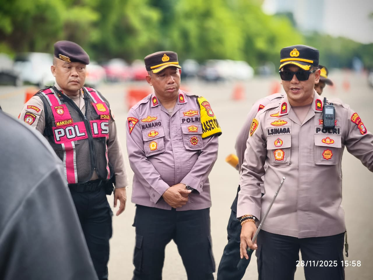 Polsek Pademangan Gelar TWG dan Apel Pengamanan Gesrek Festival 2025 di Ancol
