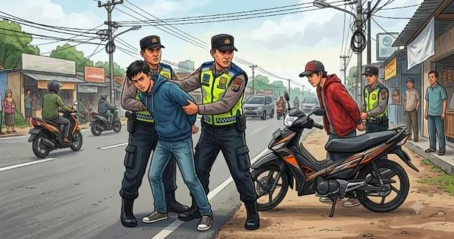 Operasi Brantas Jaya 2026 : Sat Reskrim Polres Metro Jakarta Utara Ungkap Dua Kasus Kejahatan Jalanan, Dua Tersangka Diamankan