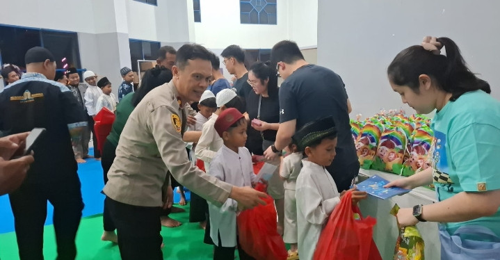 Polsek Metro Penjaringan Gelar Buka Puasa Bersama dan Santunan Anak Yatim, Pererat Kedekatan dengan Masyarakat