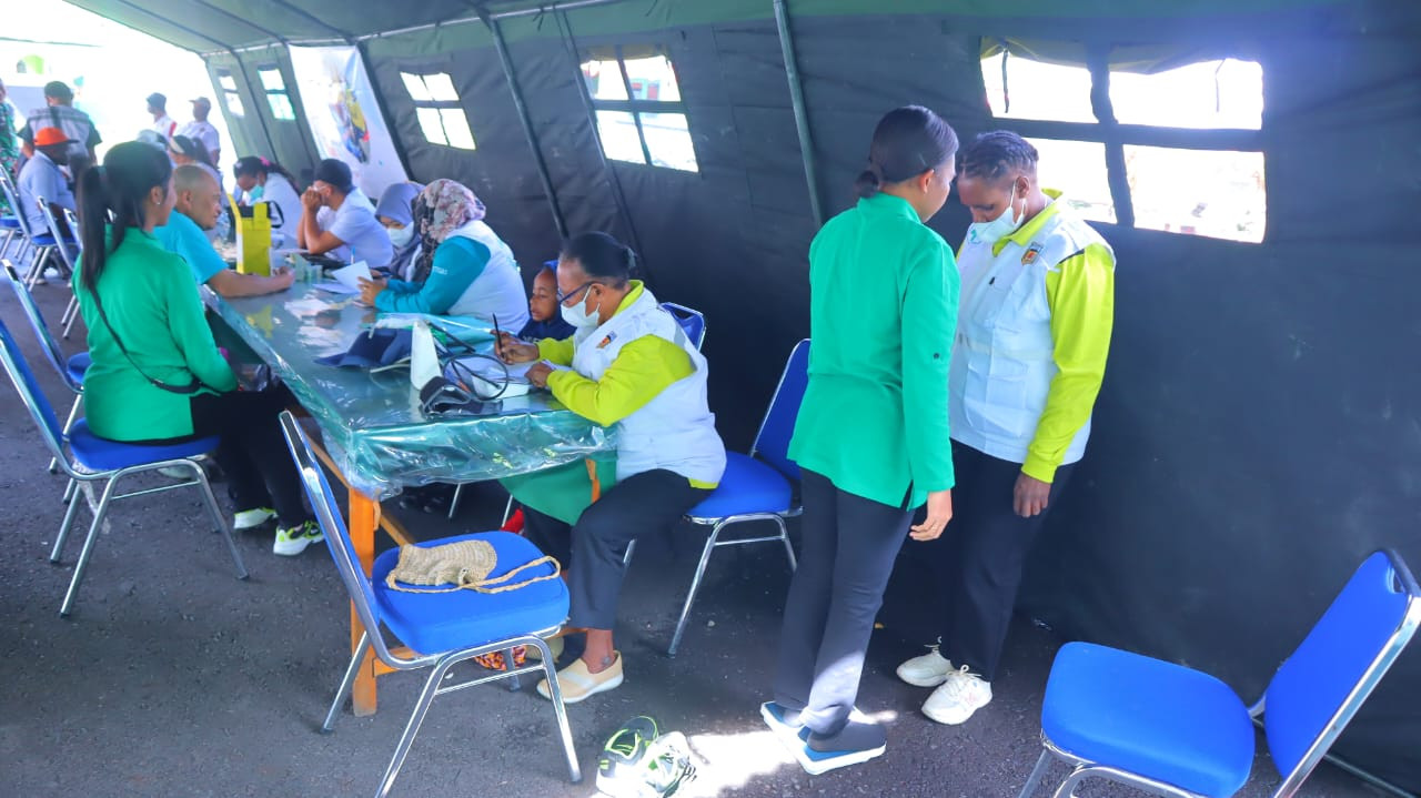 Peduli Dengan Kesehatan Anggota Kodim 1714/PJ Laksanakan Kegiatan CKG
