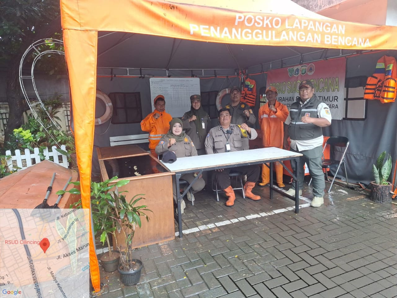 Cuaca Tak Menentu, Polsek Cilincing Intensifkan Pemantauan Banjir