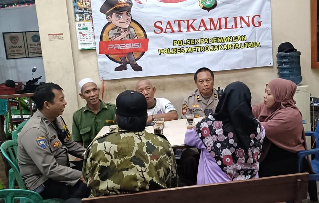 Polsek Pademangan Gencarkan Kunjungan Satkamling, Ajak Warga Ciptakan Lingkungan Aman dan Kondusif