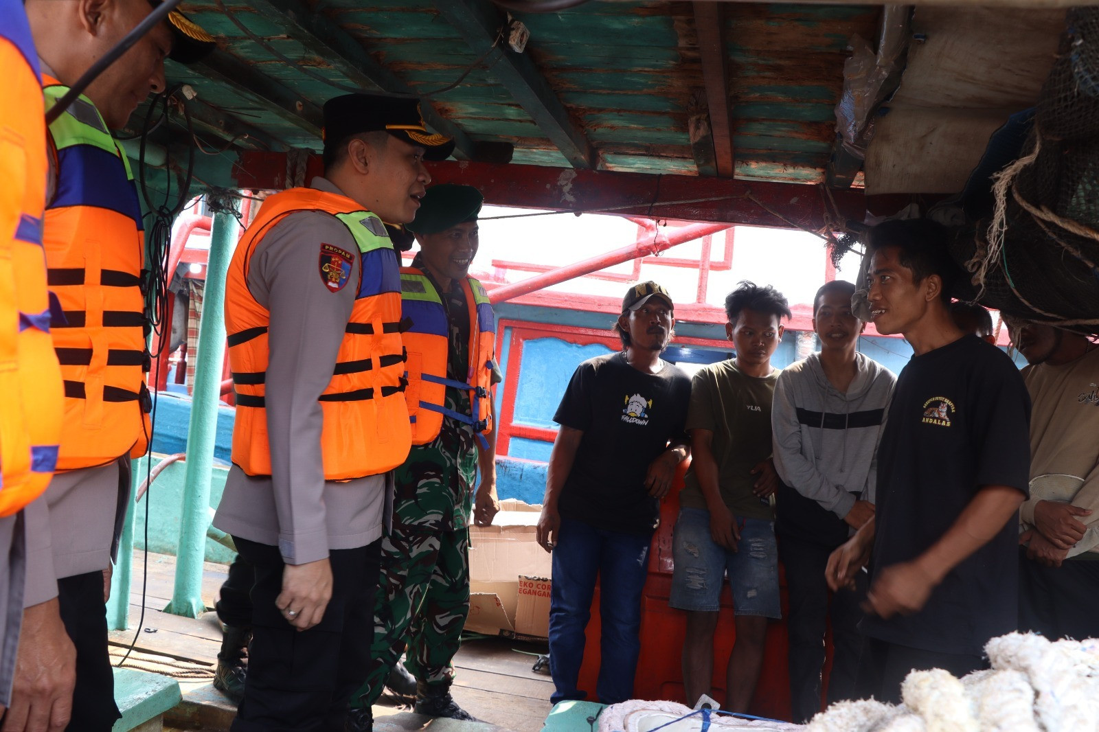 Kapolres Kepulauan Seribu Pimpin Jaga Jakarta On The Spot Kamtibmas di Perairan, Perkuat Keamanan Laut dan Dekatkan Pelayanan kepada Nelayan