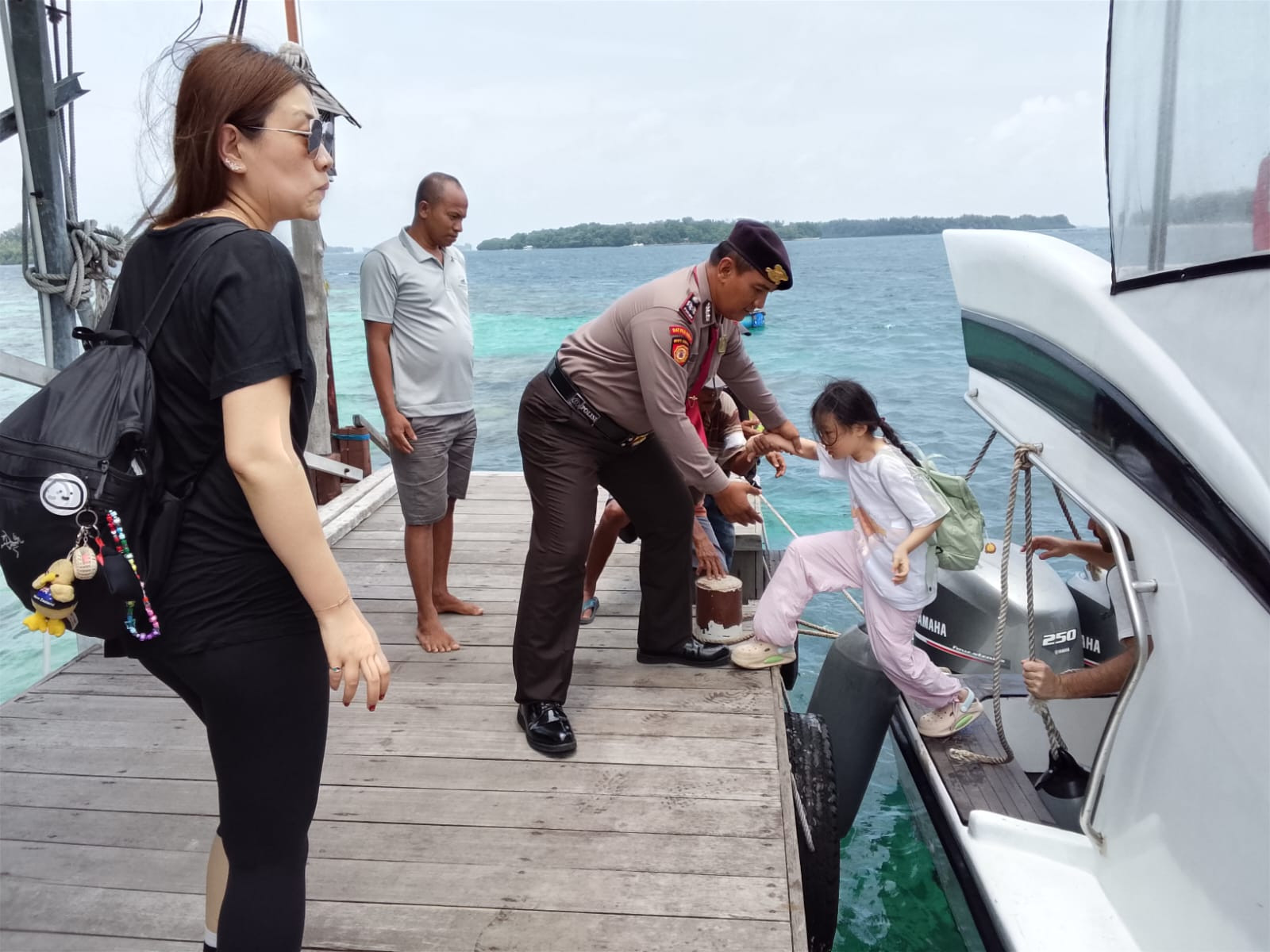 Strong Point di Dermaga, Kapolres Kepulauan Seribu: Keselamatan Penumpang dan Kenyamanan Wisata Prioritas Utama