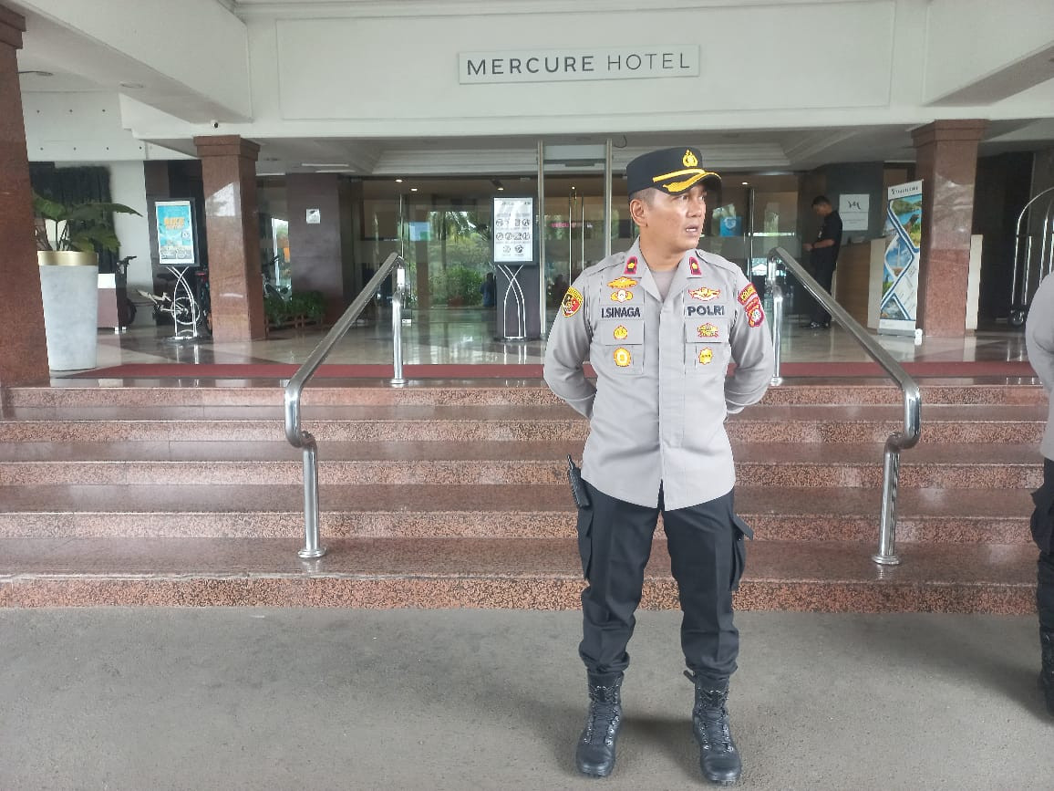 Polsek Pademangan Gelar Apel Pengamanan Rakorbin SDM dan PNS Polri di Ancol