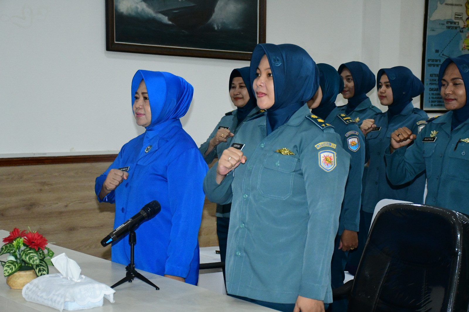 Kowal Lanal Bandung Ikuti Apel Bersama Wanita TNI Tahun 2025