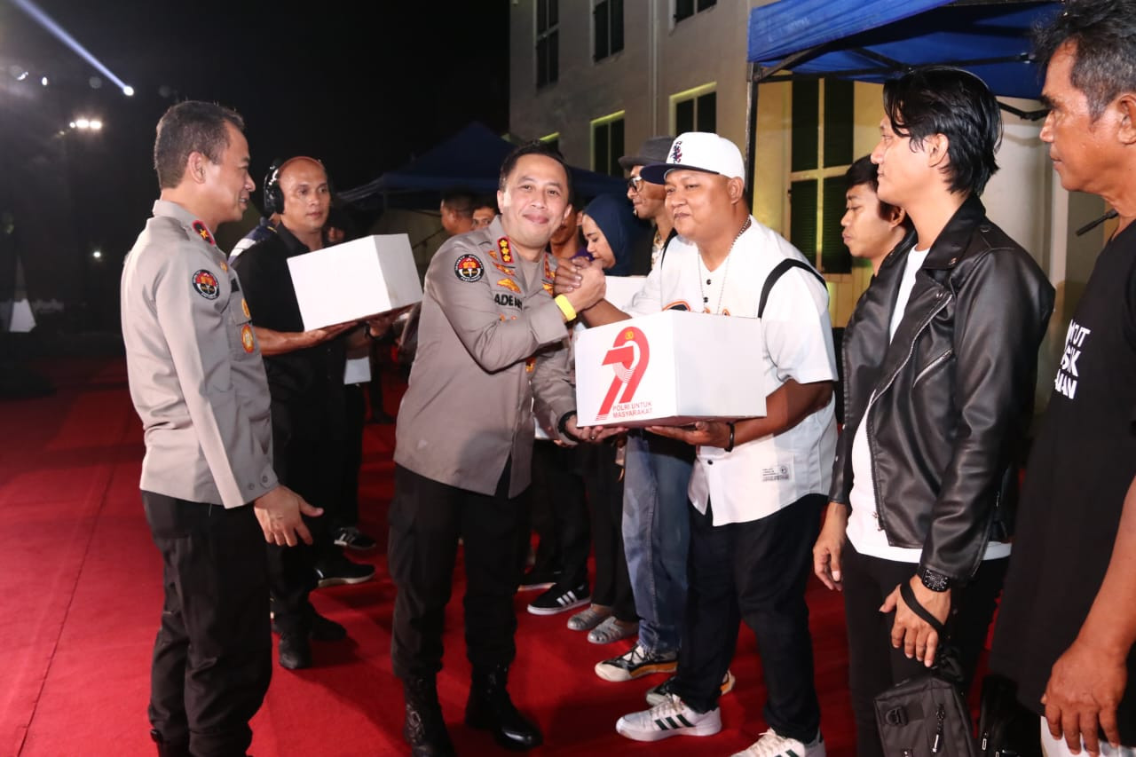 Festival Musik Jalanan Hari Bhayangkara Ke-79 Hadirkan 20 Band Hingga Layanan Gratis