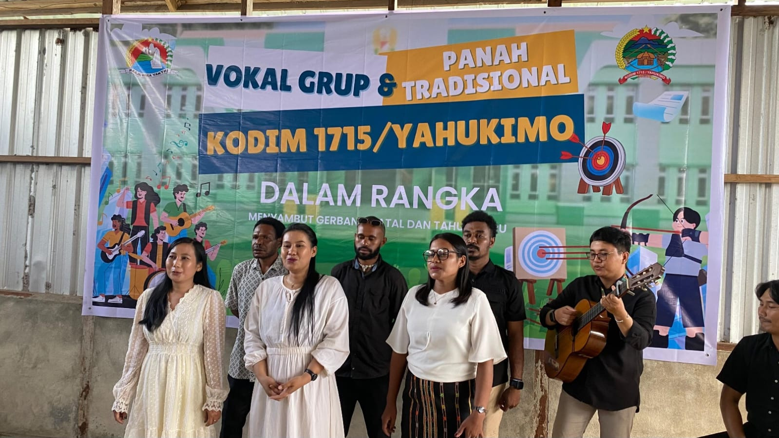 Sambut Bulan Kasih Natal 2025, Kodim 1715/Yahukimo Gelar Lomba Paduan Suara