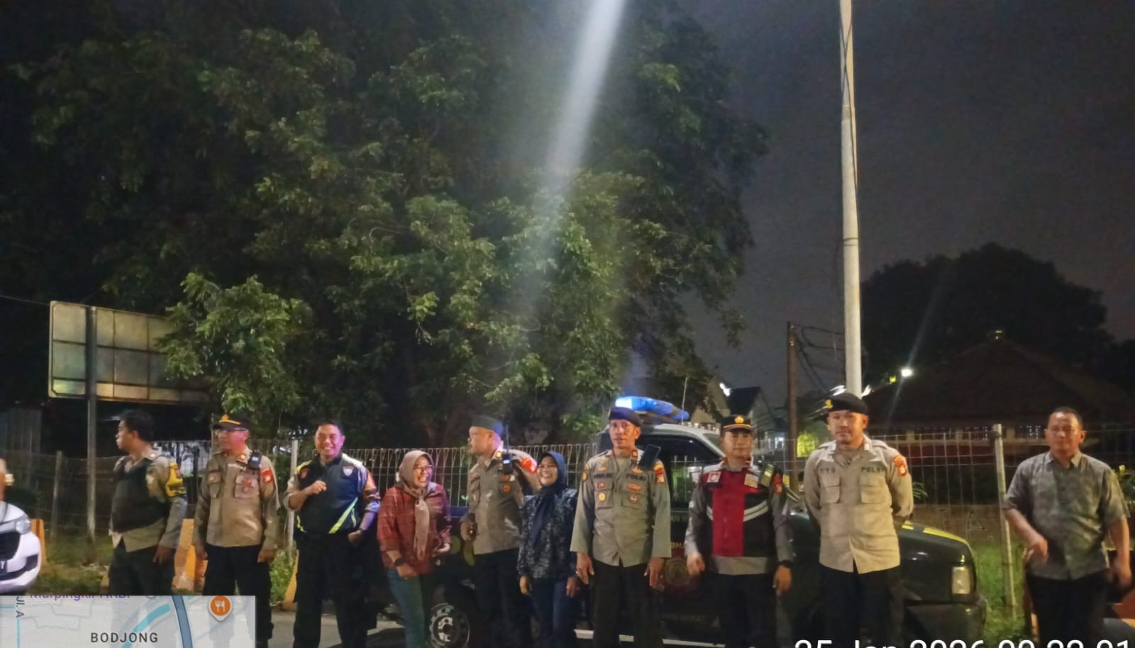 Kapolsek Bekasi Barat Turun Langsung Patroli, Sasar Titik Rawan Tawuran