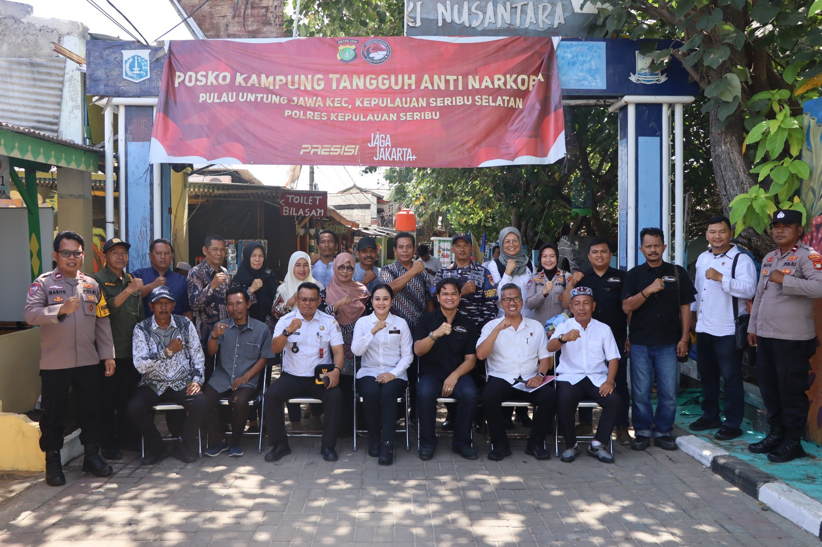 Penilaian Kampung Tangguh Narkoba di Pulau Untung Jawa, Partisipasi Warga Dinilai Meningkat