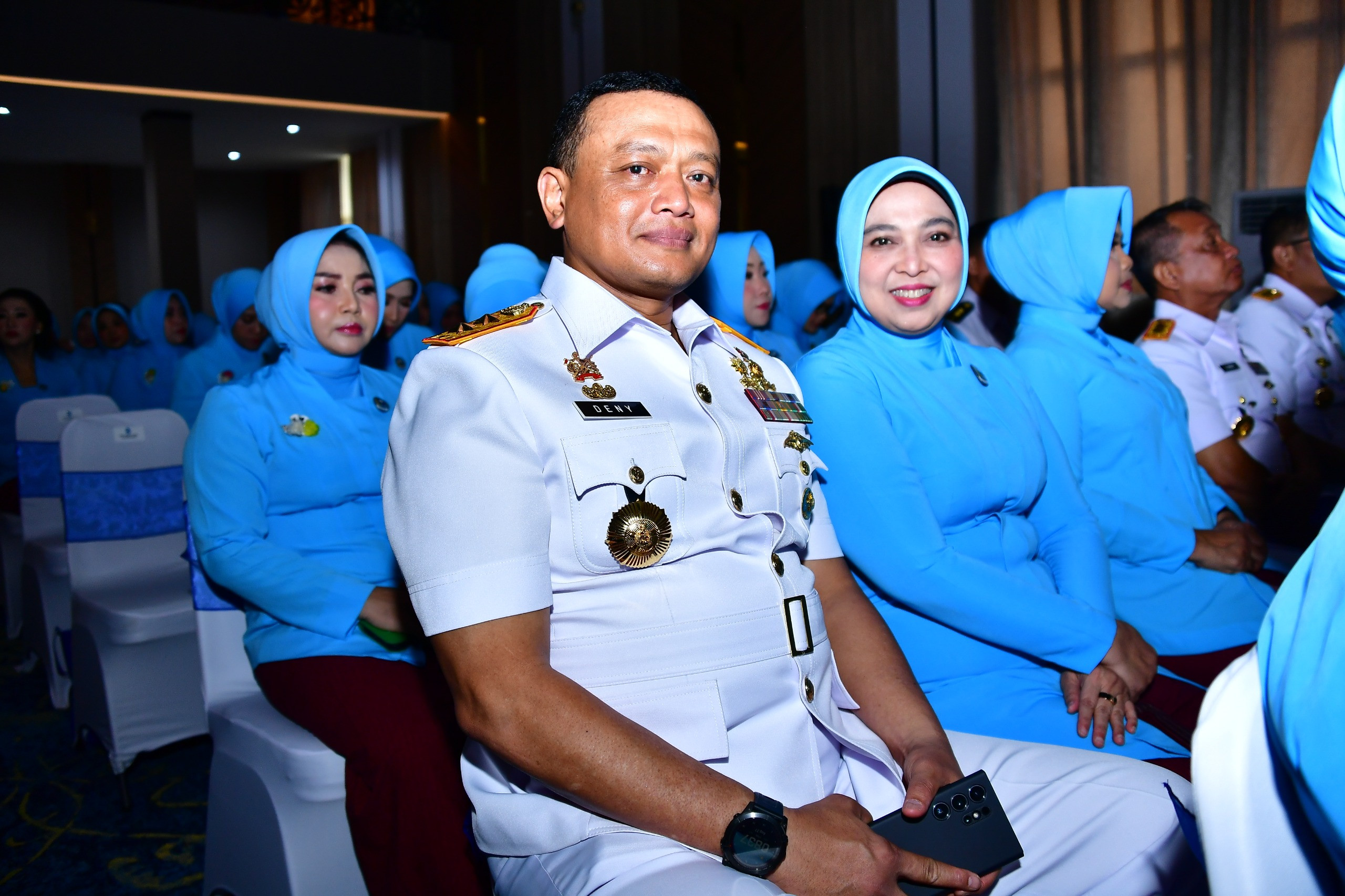 Komandan Kodaeral I Beserta Ketua Daerah Kodaeral I Gabungan Jalasenastri Koarmada RI Hadiri Acara Puncak HUT Ke-79 Jalasenastri