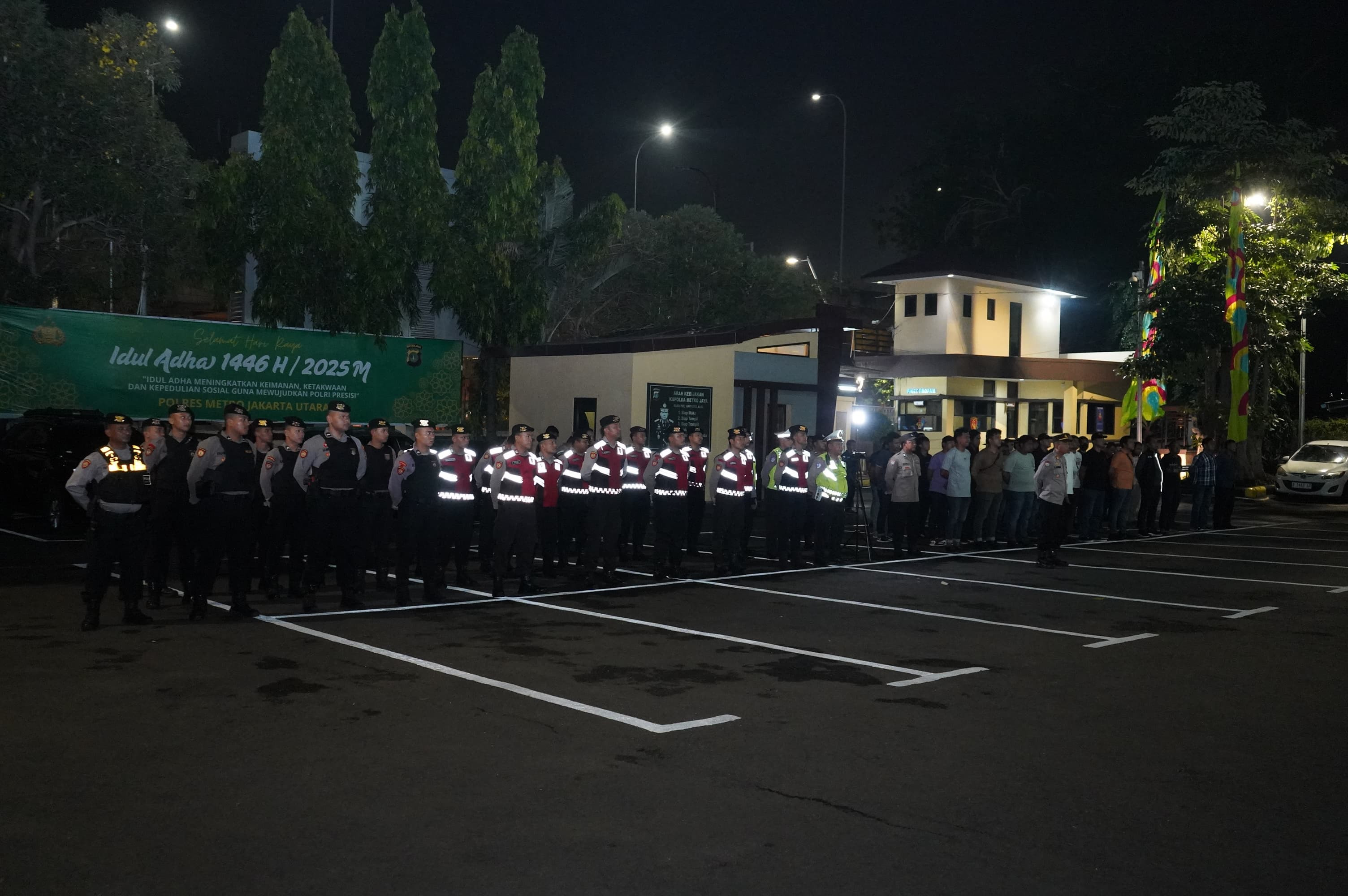 Polres Metro Jakarta Utara Gelar Apel KRYD Antisipasi Gangguan Kamtibmas
