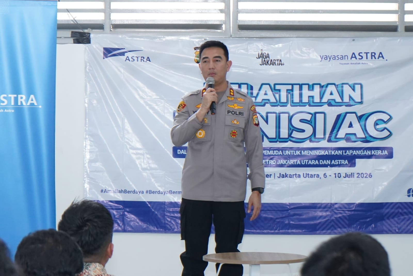 Wakapolres Jakut: Pelatihan Teknisi AC Astra jadi Upaya Tekan Pengangguran dan Cegah Kriminalitas