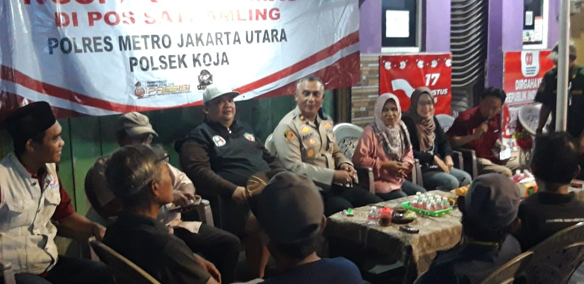 Ngopi Kamtibmas Polsek Koja, Wujudkan Keamanan dan Kebersamaan Warga Lagoa