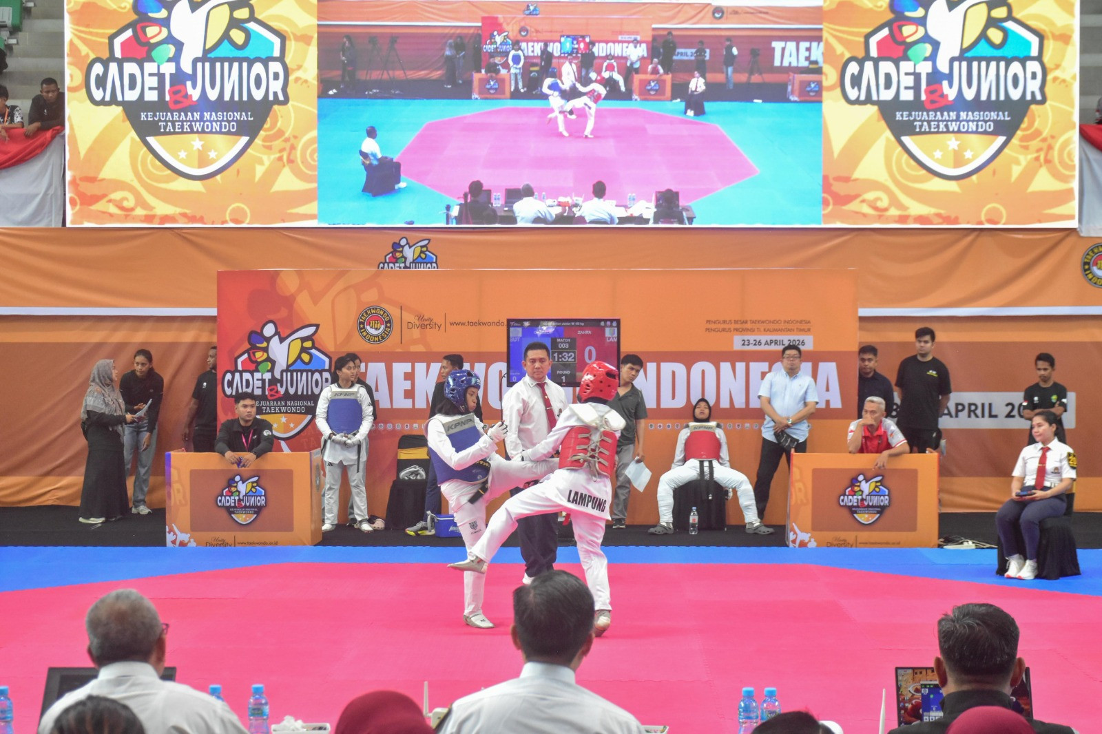 Ketum PBTI Letjen TNI Richard Tampubolon Buka Kejurnas Taekwondo Cadet dan Junior 2026: Ingatkan Sportivitas Atlet dan Wasit