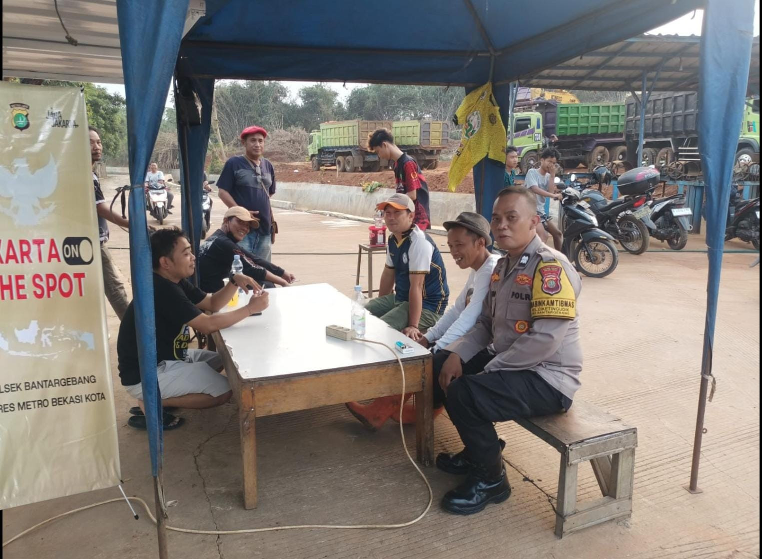 Jaga Jakarta On The Spot, Polsek Bantargebang Serap Aspirasi Warga Ciketing Udik