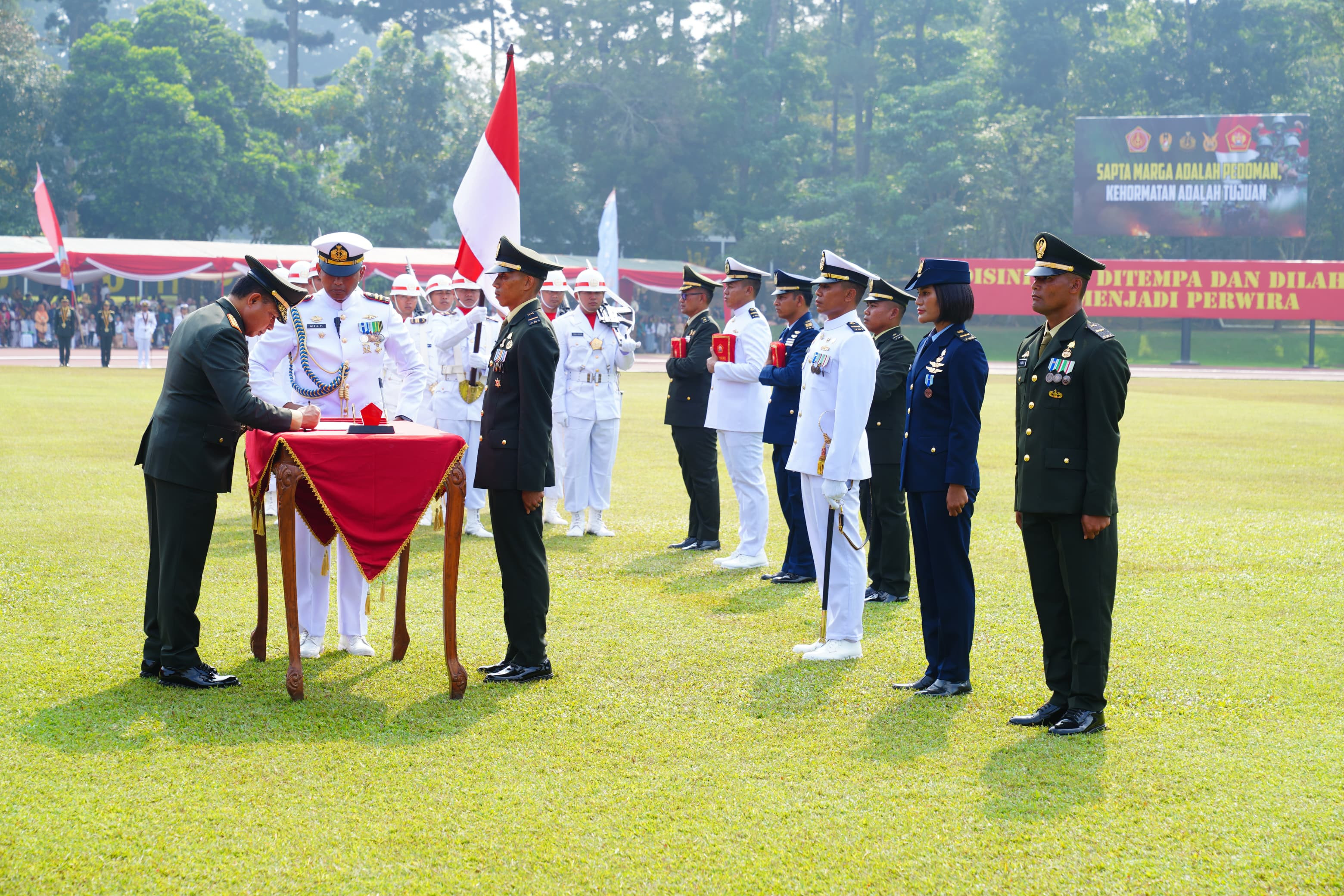 1.737 Perwira Remaja TNI Resmi Dilantik, Panglima TNI: Pangkat adalah Amanah
