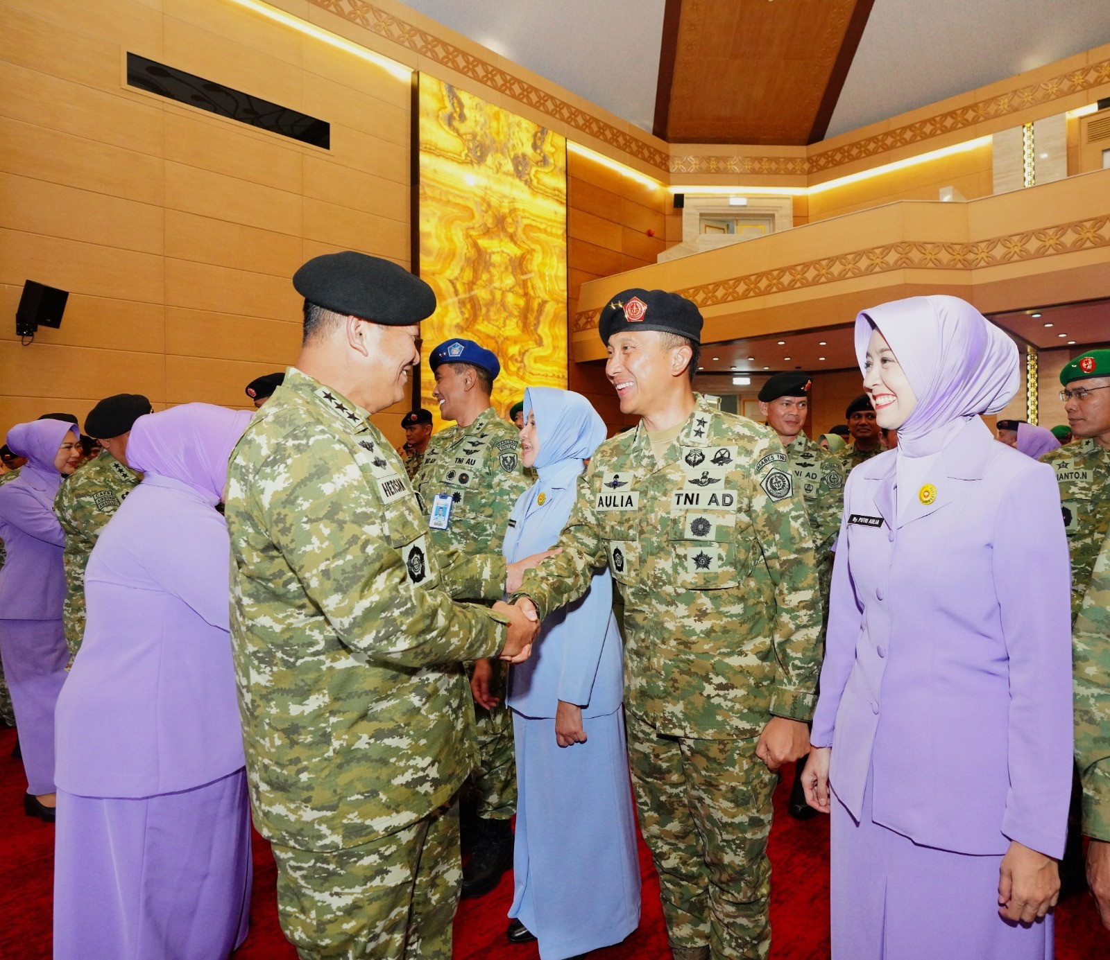 Irjen TNI Pimpin Upacara Laporan Korps Kenaikan Pangkat 54 Perwira Tinggi TNI