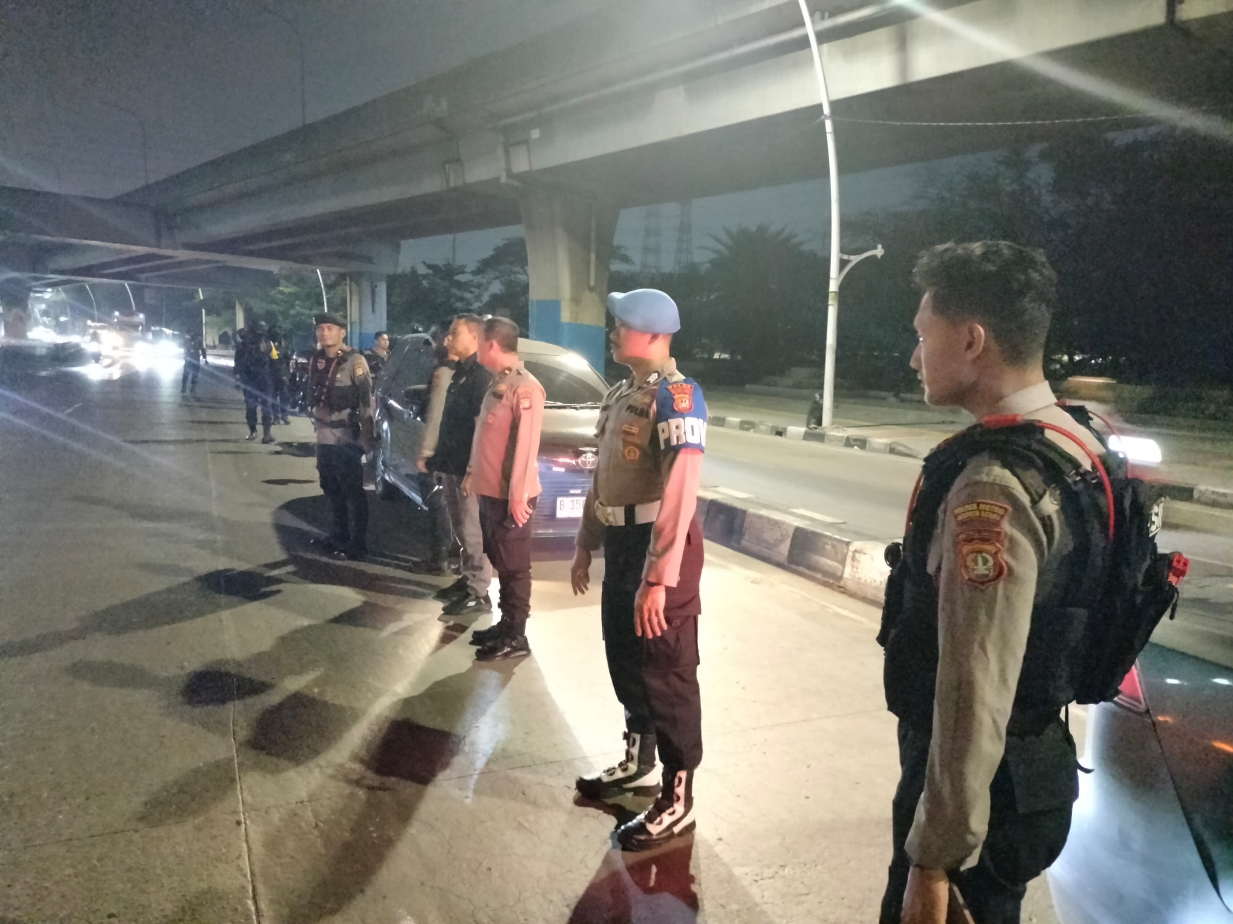 Tim Patroli Presisi Jaga Jakarta Polres Metro Jakut Laksanakan Patroli Malam, Antisipasi Gangguan Kamtibmas