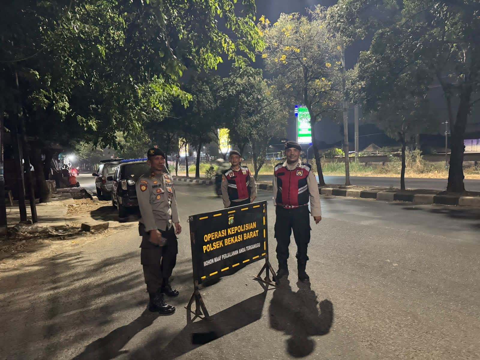 Polsek Bekasi Barat Gelar Razia Stasioner dan Patroli Cegah Kejahatan Jalanan serta Tawuran